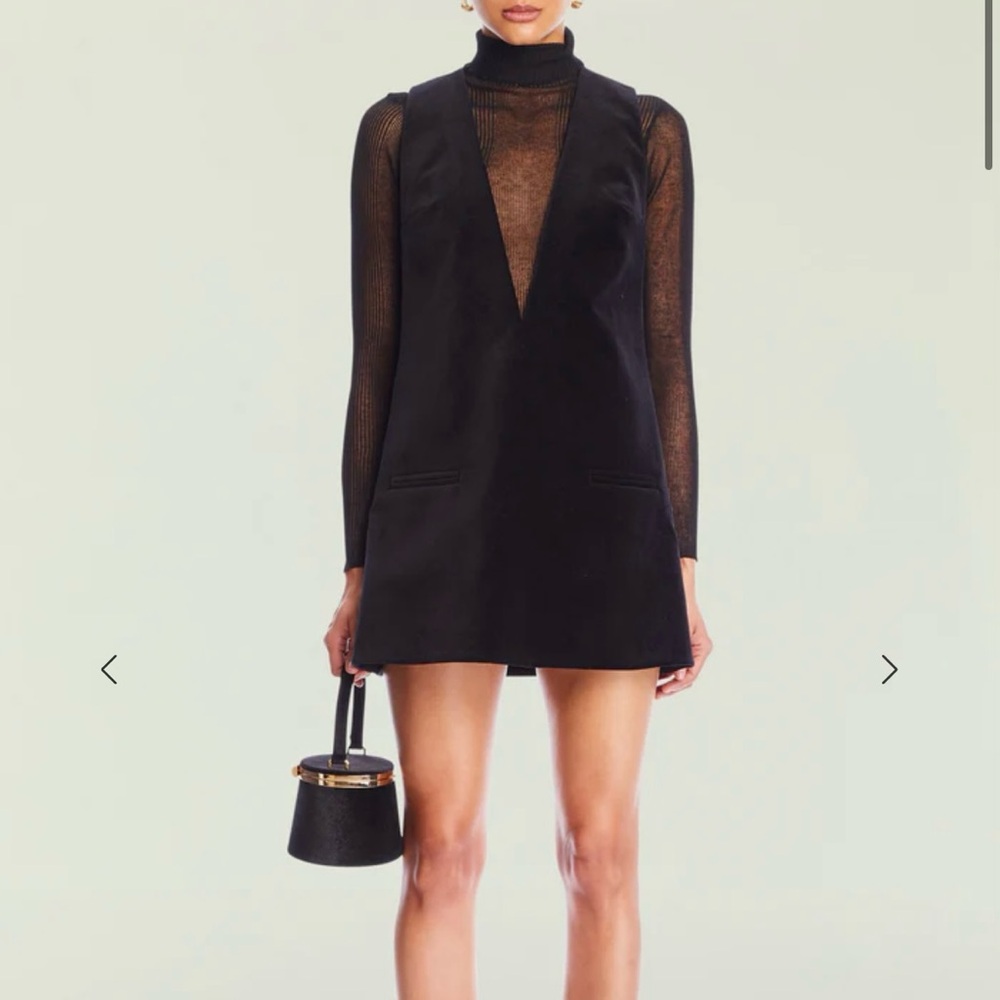 Seroya NYC Maxine Velvet Mini Dress Small
